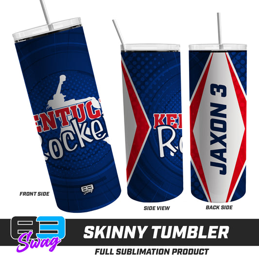 CUSTOM Skinny Metal Tumbler - KY Rockers Softball