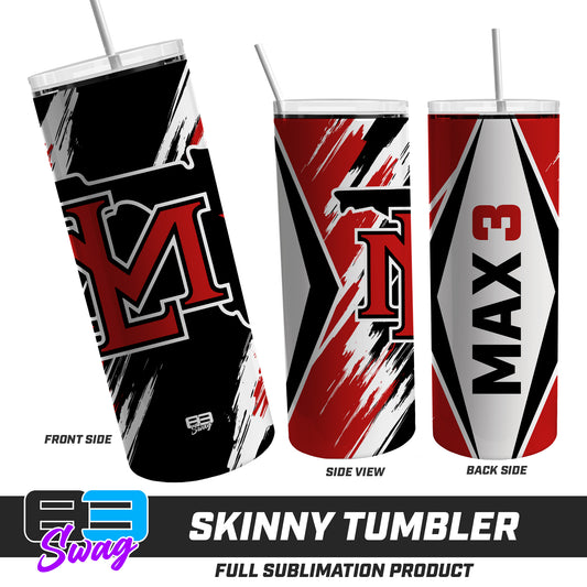 Skinny Metal Tumbler - Lake Mary All Stars Softball