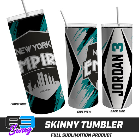 Skinny Metal Tumbler - New York Empire Softball