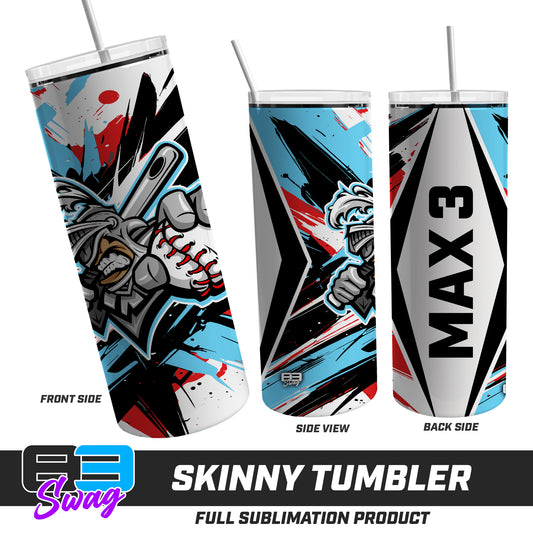 Skinny Metal Tumbler - Knights Baseball 2026 VERSION