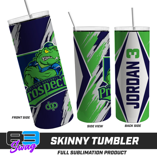 Skinny Metal Tumbler - Orlando Baseball Prospects - Swamp Kings