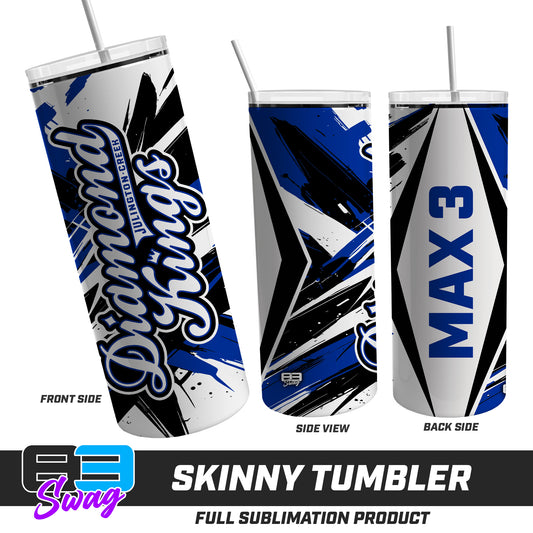 Skinny Metal Tumbler - JCB Diamond Kings Baseball 2026 VERSION
