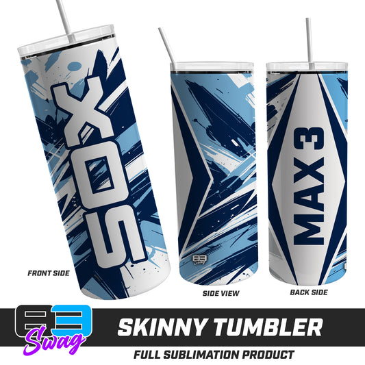 Skinny Metal Tumbler - East Coast Sox Baseball