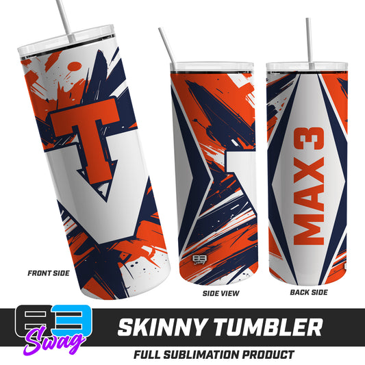 Skinny Metal Tumbler - Team Virginia Baseball