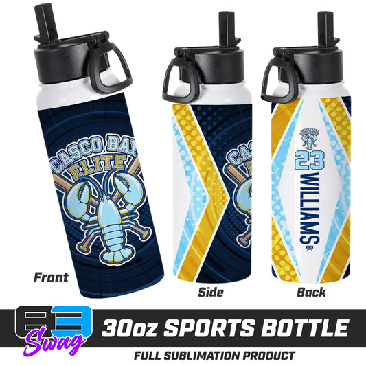 CUSTOM 30oz Sports Tumbler - Casco Bay Elite Baseball