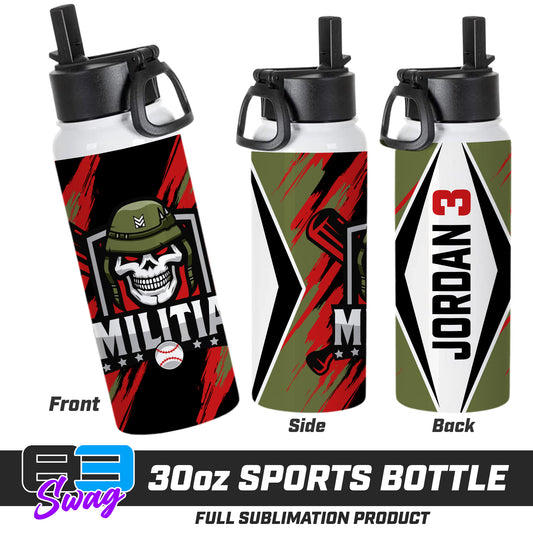 30oz Sports Tumbler - Militia Baseball