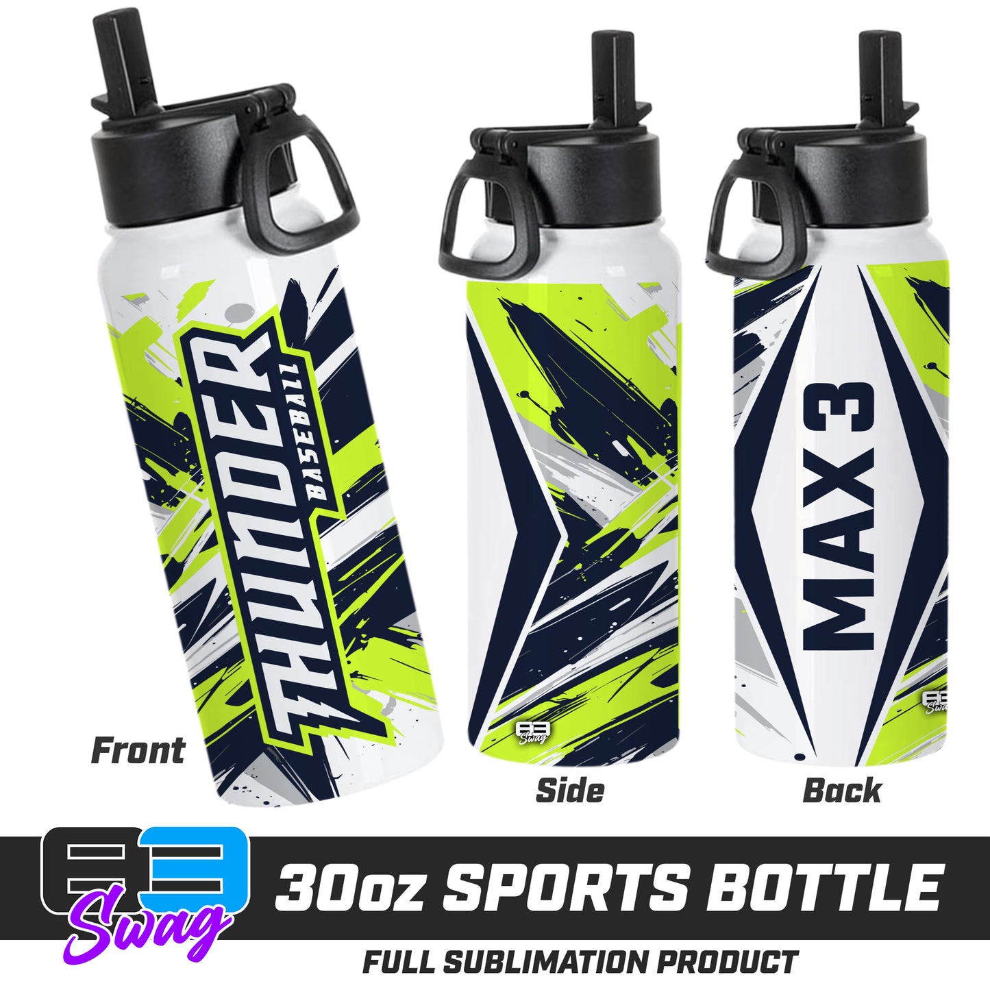 30oz Sports Tumbler - Ponte Vedra Thunder Baseball 2026 VERSION