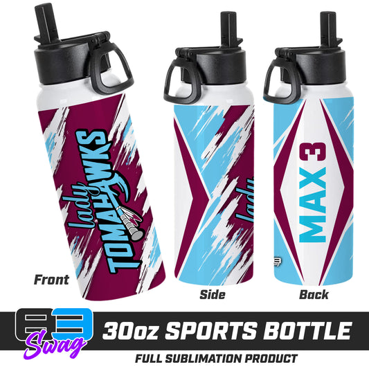 30oz Sports Tumbler - Keystone Heights - Lady Tomahawks Softball