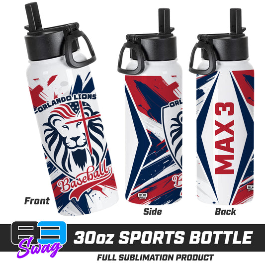 30oz Sports Tumbler - Orlando Lions Baseball