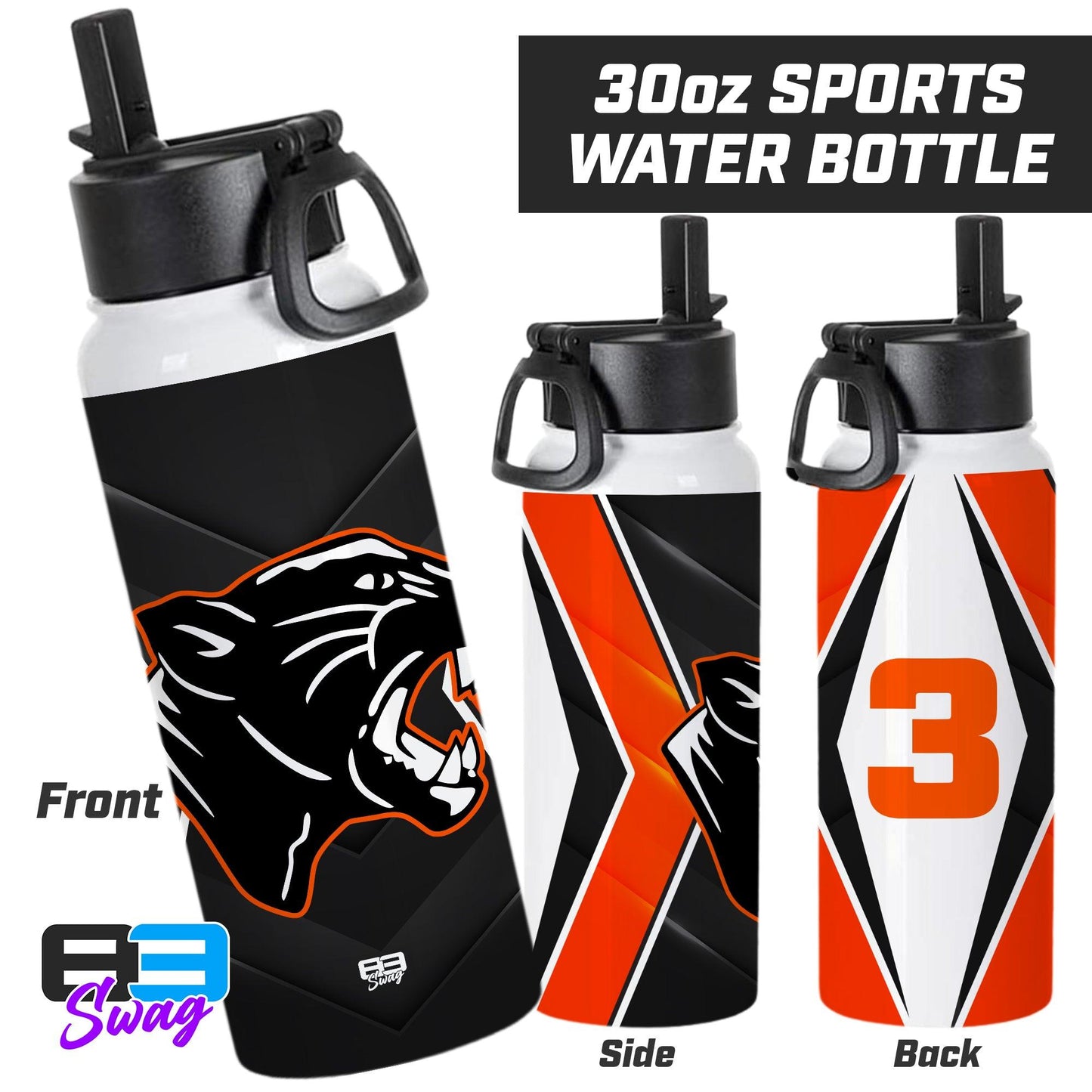 Stockbridge Panthers - 30oz Sports Tumbler - 83Swag