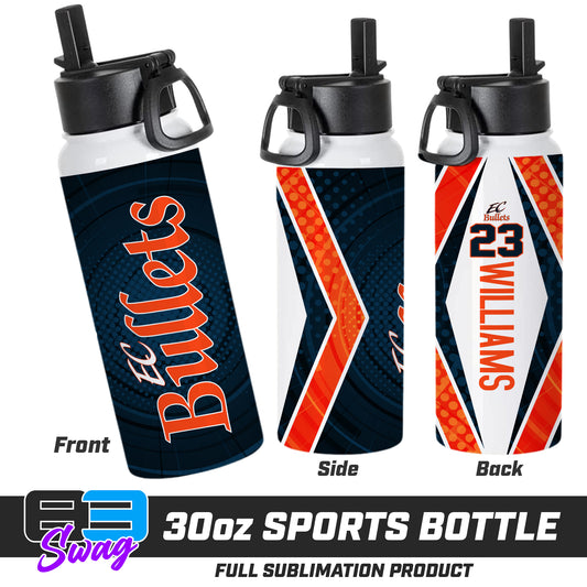 CUSTOM 30oz Sports Tumbler - EC Bullets Softball