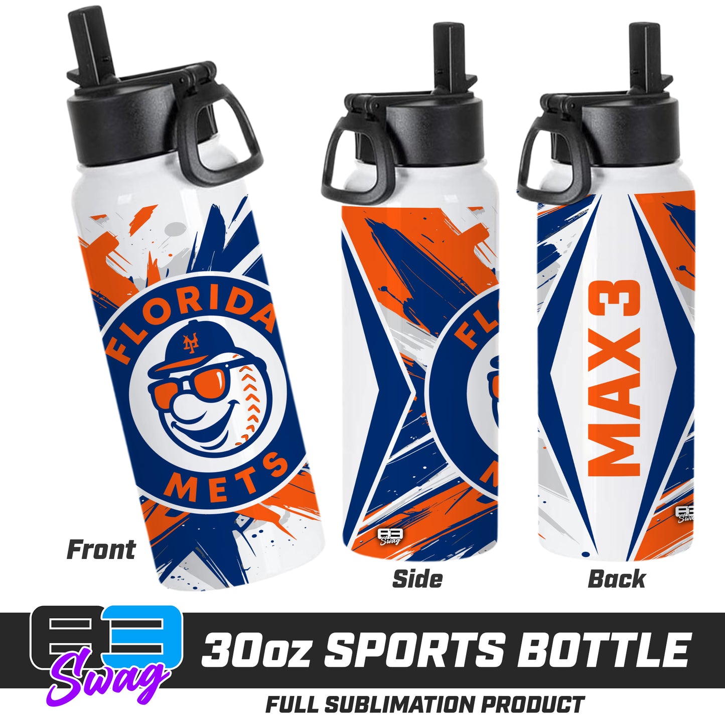 30oz Sports Tumbler - Florida Mets Baseball