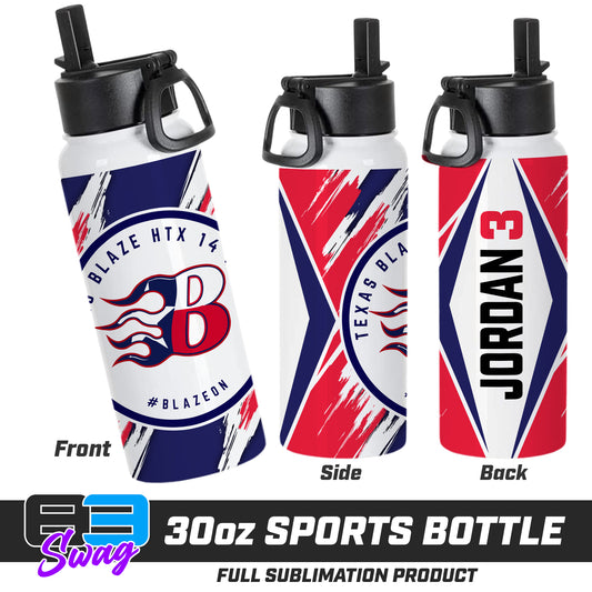 30oz Sports Tumbler - Texas Blaze Softball