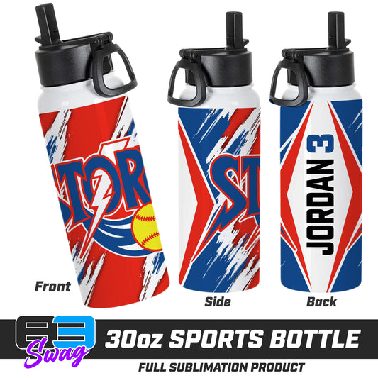 30oz Sports Tumbler - Sun City Storm Softball