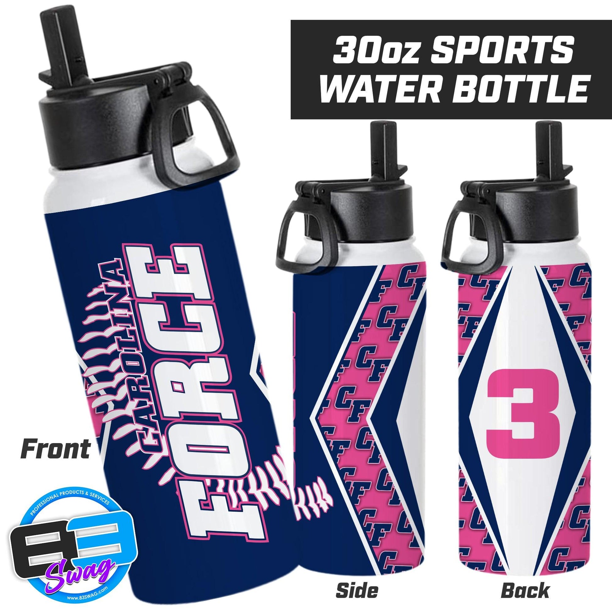 Carolina Force Softball - 30oz Sports Tumbler - 83Swag