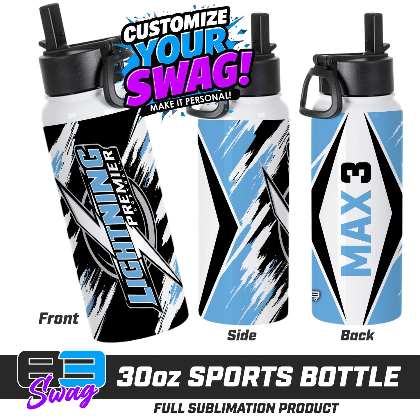 30oz Sports Tumbler - Lightning Premier Softball