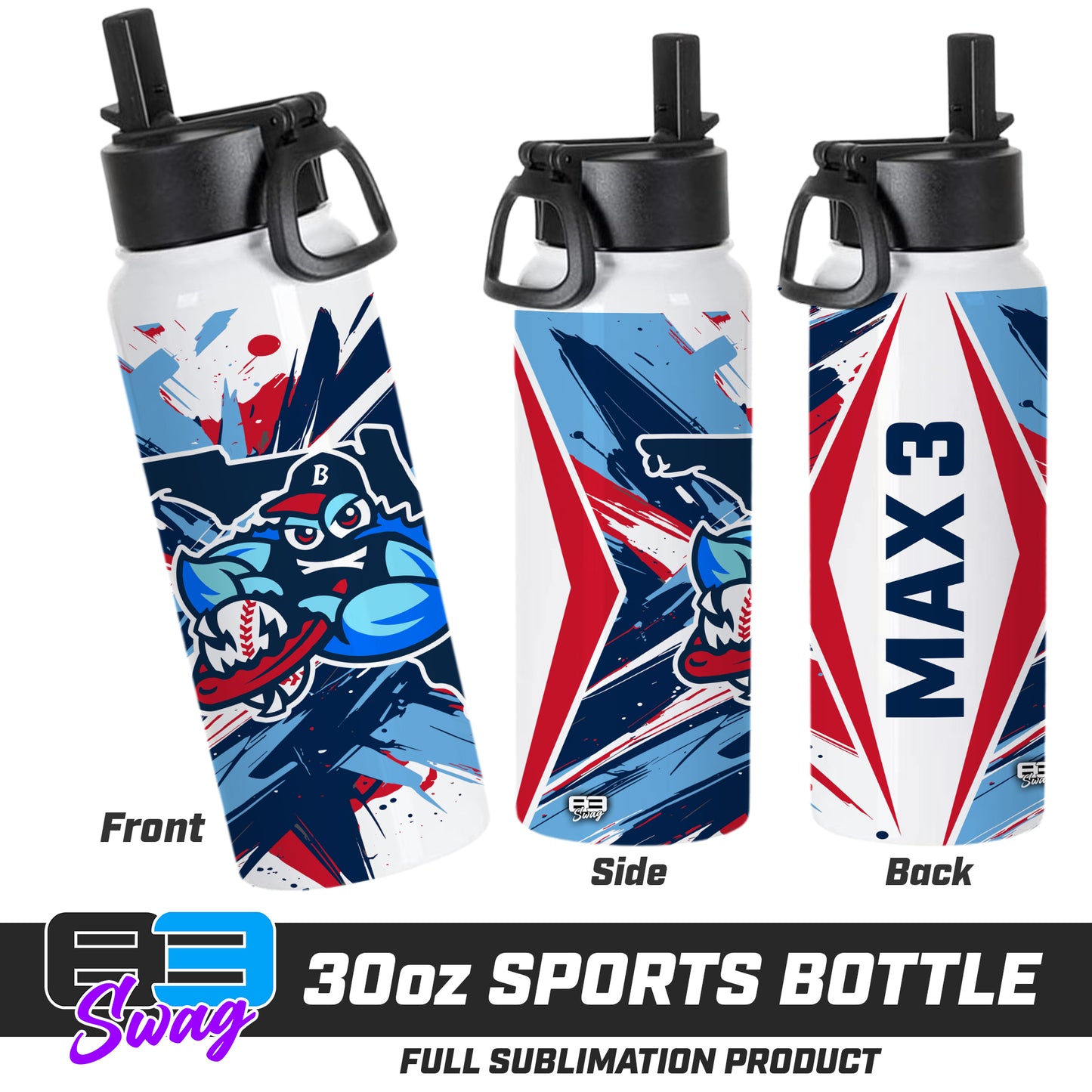 30oz Sports Tumbler - FCA Blue Claws Baseball 2026 VERSION