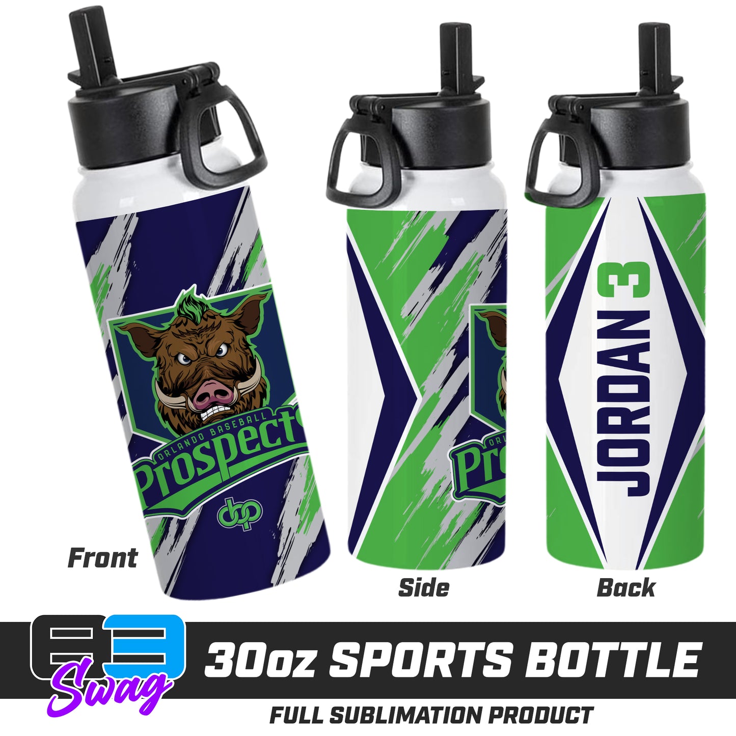 30oz Sports Tumbler - Orlando Baseball Prospects - War Hogs