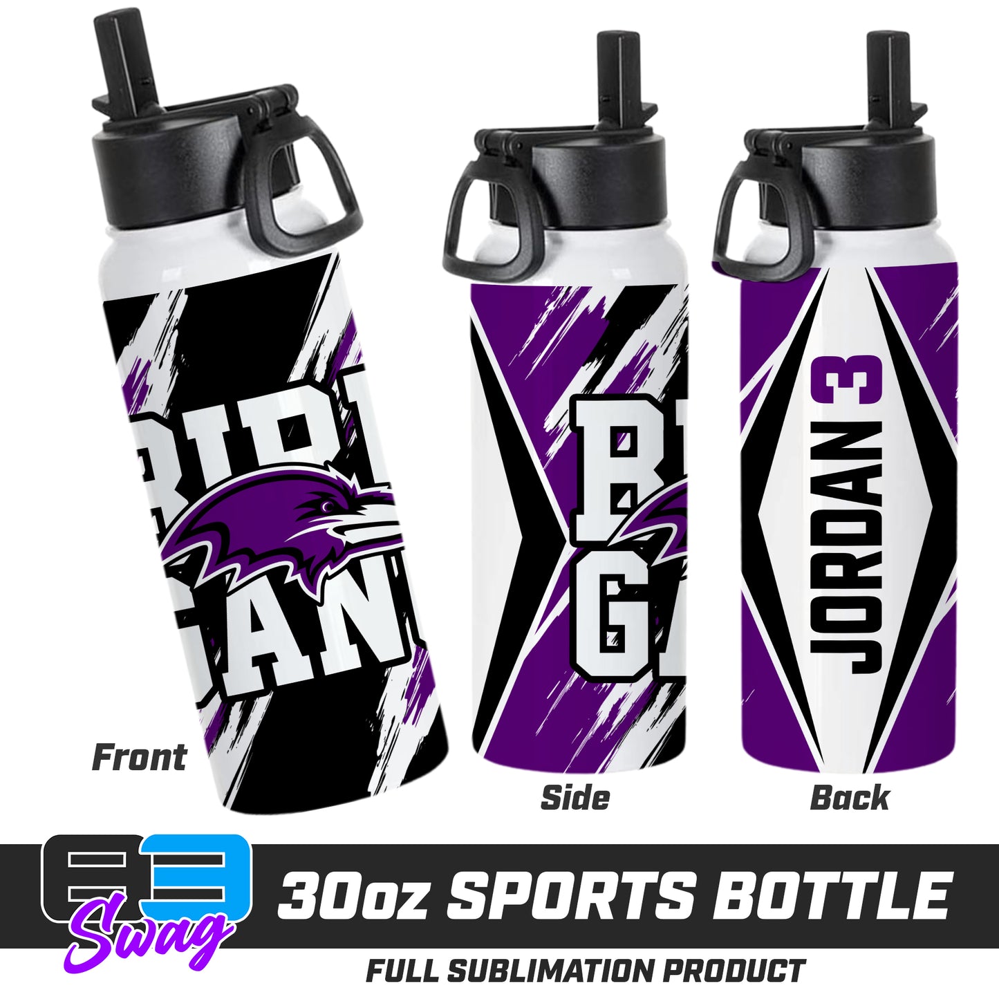 30oz Sports Tumbler - Joliet Ravens Football