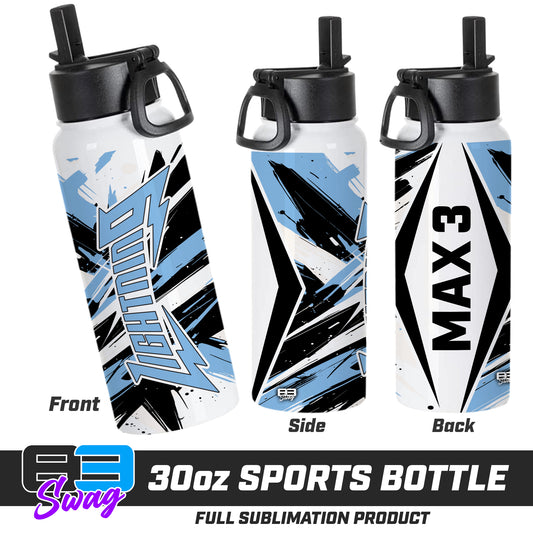 30oz Sports Tumbler - Lightning Baseball