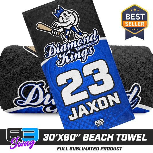 CUSTOM - 30"x60" Beach Towel - JCB - Julington Creek Baseball