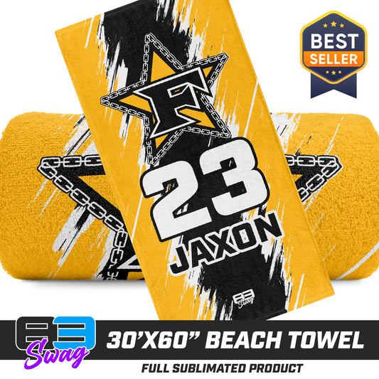 30"x60" Beach Towel - 5 Star Mafia Baseball