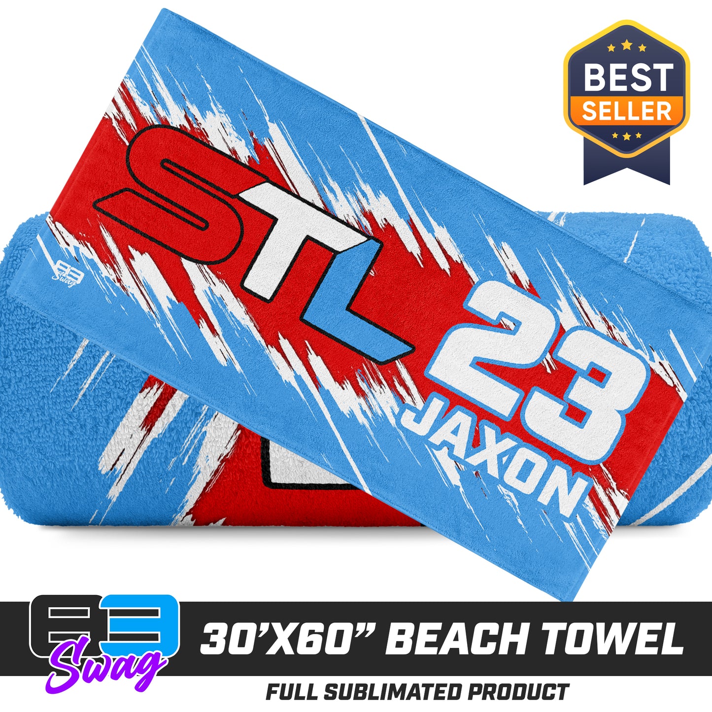 30"x60" Beach Towel - Small Town Legends