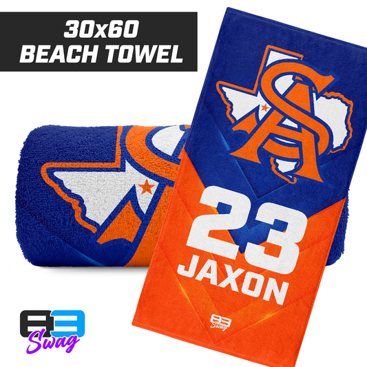 30"x60" Beach Towel - San Angelo Central Football