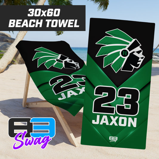 Hopatcong Warriors 2024 Edition - 30"x60" Beach Towel