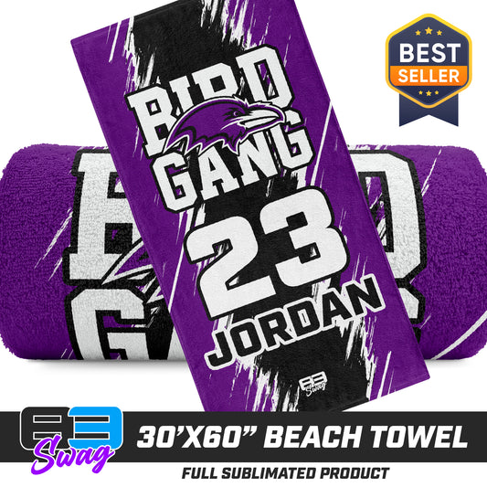 30"x60" Beach Towel - Joliet Ravens Football