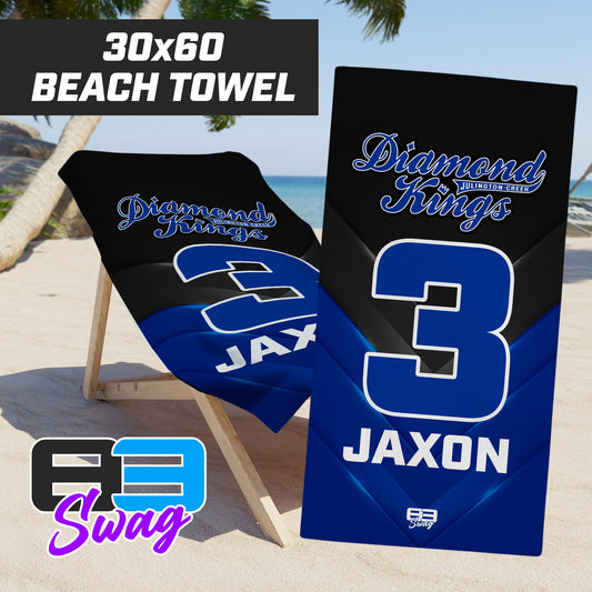 JCB Diamond Kings Baseball - 30"x60" Beach Towel