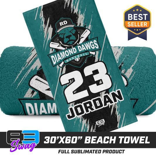 30"x60" Beach Towel - Diamond Dawgs