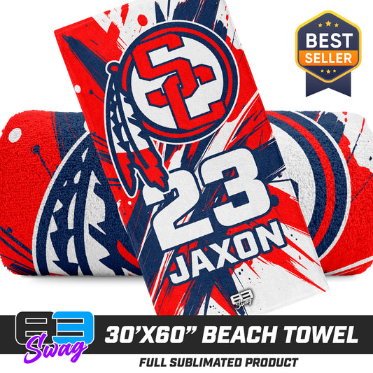 30"x60" Beach Towel - South Cherokee Indians