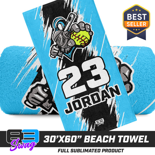 30"x60" Beach Towel - Knights Softball