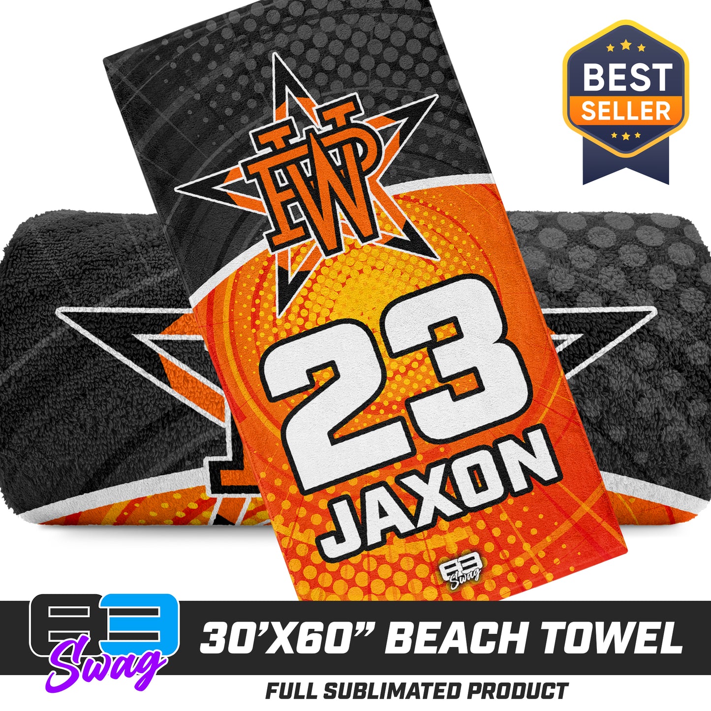 CUSTOM - 30"x60" Beach Towel - Winter Park All-Stars