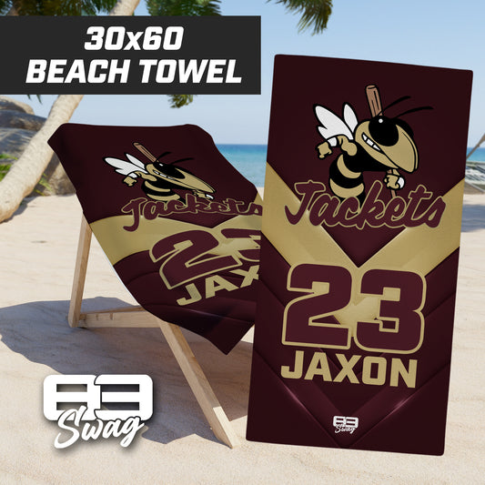 SAHS - St. Augustine Baseball - 30"x60" Beach Towel