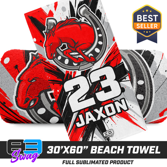 CUSTOM - 30"x60" Beach Towel - Stillwater Hockey