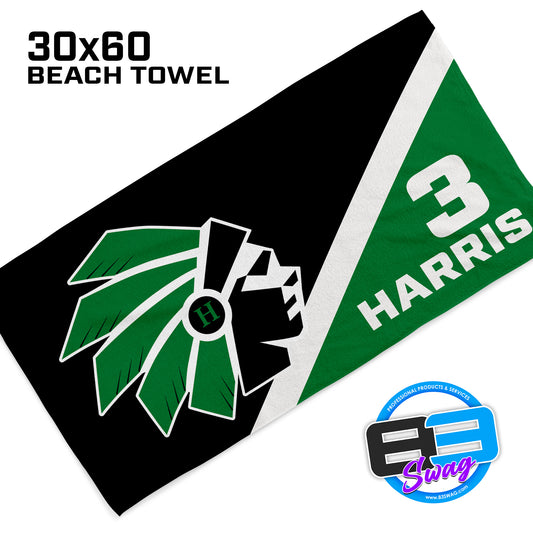 30"x60" Beach Towel - Hopatcong Warriors