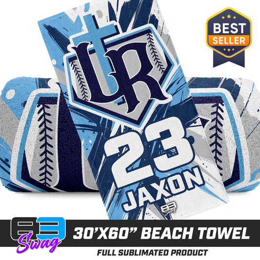 30"x60" Beach Towel - Reign Baseball