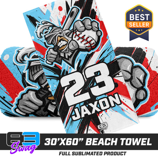 30"x60" Beach Towel - Knights Baseball 2026 VERSION