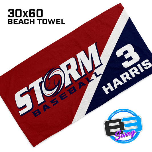 30"x60" Beach Towel - Fleming Island Storm