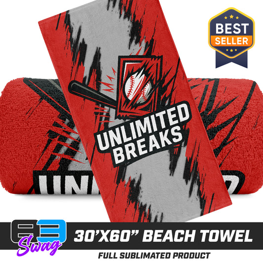 30"x60" Beach Towel - Unlimited Breaks