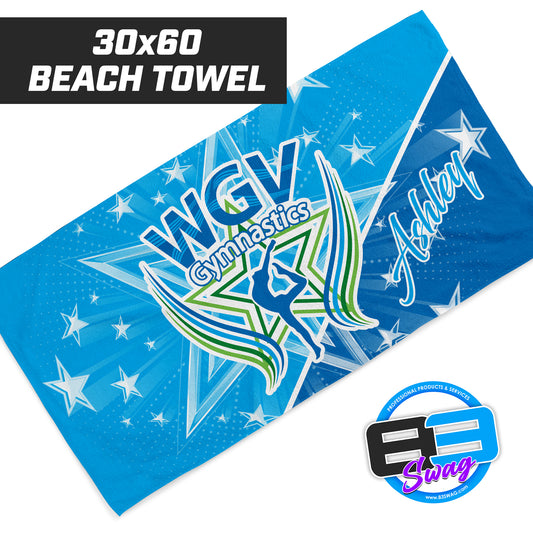 WGV Gymnastics - 30"x60" Beach Towel