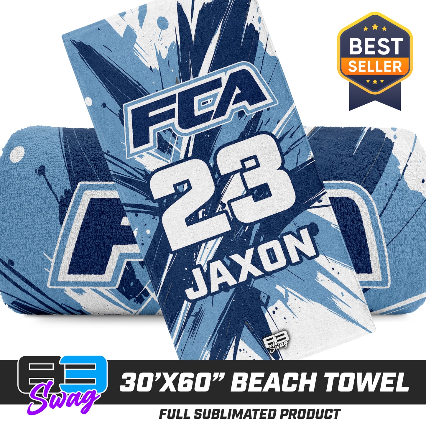 30"x60" Beach Towel - FCA BASEBALL 2026 VERSION