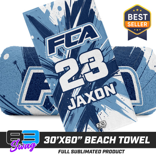 30"x60" Beach Towel - FCA BASEBALL 2026 VERSION