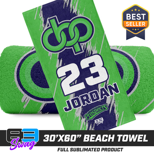 30"x60" Beach Towel - Orlando Baseball Prospects - OBP