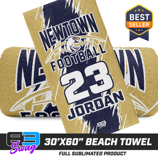 30"x60" Beach Towel - Newtown Football