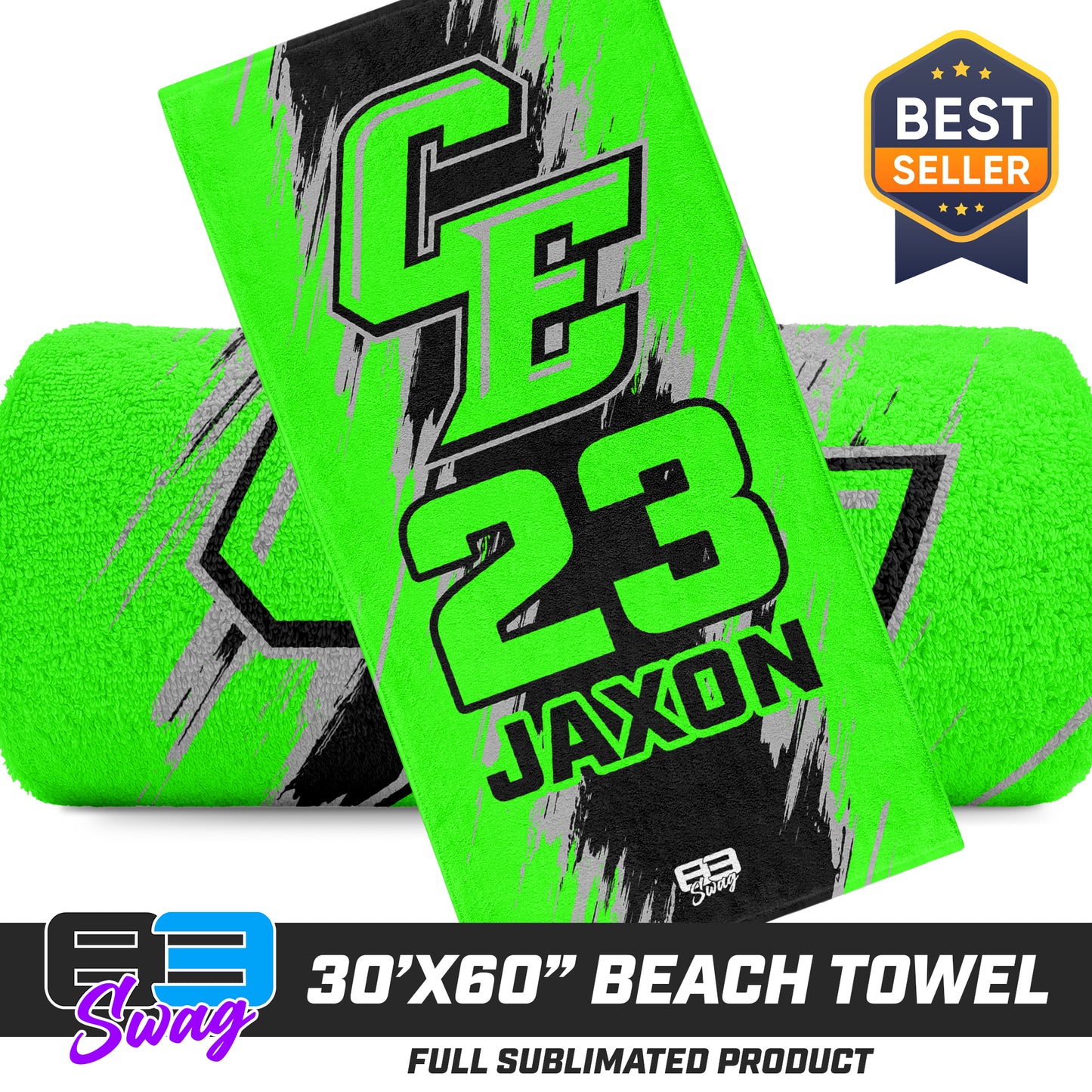 30"x60" Beach Towel - Cherokee Elite Baseball