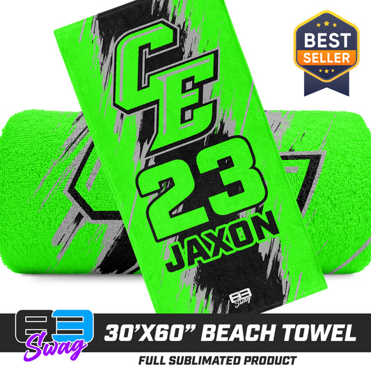 30"x60" Beach Towel - Cherokee Elite Baseball