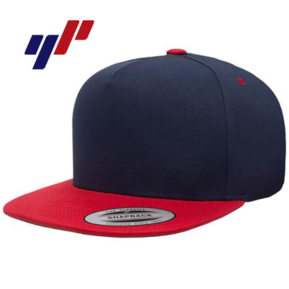 DIY - Yupoong Y6007 Adult 5-Panel Cotton Twill Snapback Cap